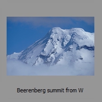 Beerenberg summit from W